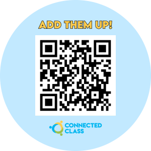 QR code with Add Them Up message