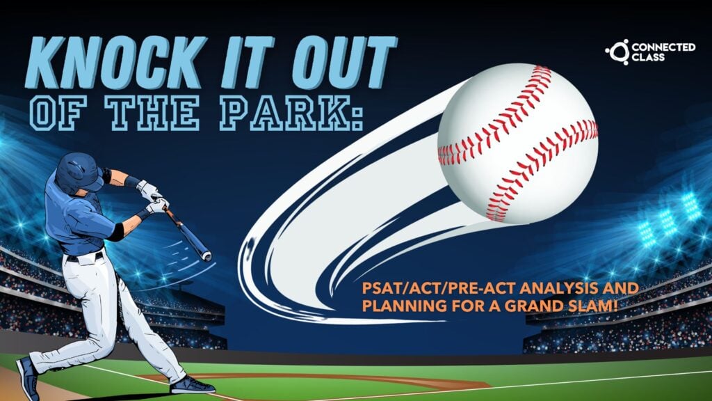 Baseball player swinging at giant ball in stadium.
