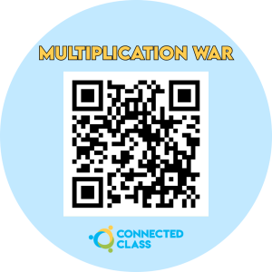QR code for Multiplication War activity