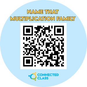 QR code for multiplication family activity