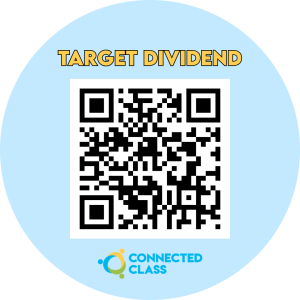 Target Dividend QR code with Connected Class logo